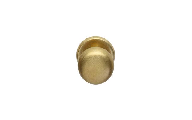 Intersteel Voordeurknop zwaar messing getrommeld