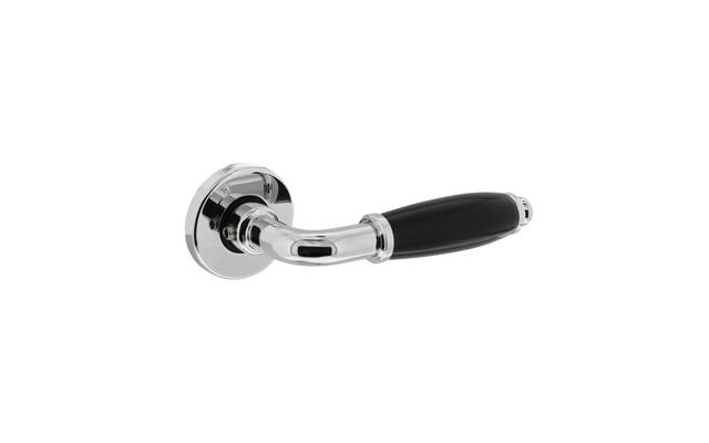 Intersteel Deurkruk Courgette met rozet 49x7mm verdekt Chroom