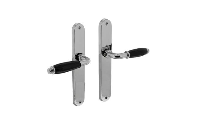 Intersteel Deurkruk Courgette met ovaal schild blind chroom
