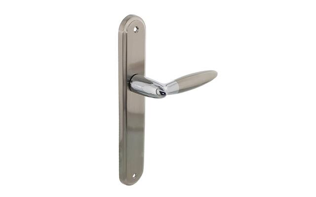 Intersteel Deurkruk Elen op schild blind chroom