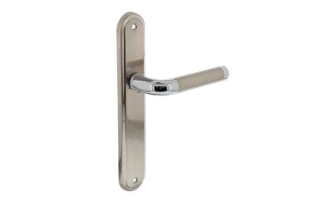 Intersteel Deurkruk Agatha op schild blind chroom