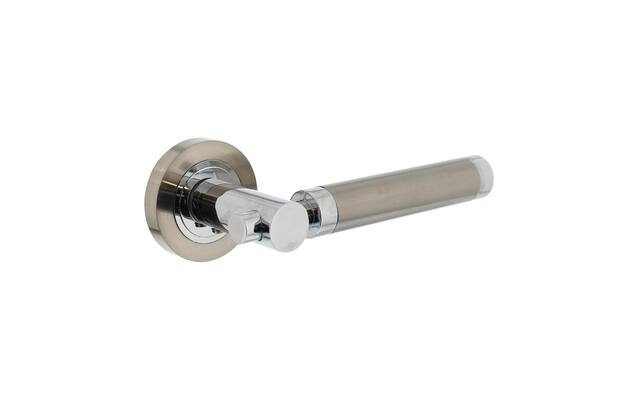 Intersteel Deurkruk Birgit op rozet Chroom