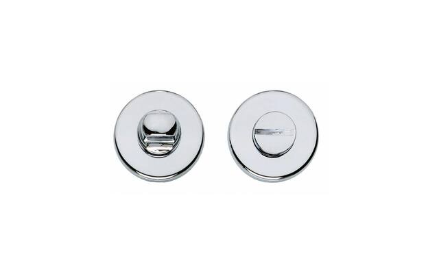 Intersteel Rozet toilet-/badkamersluiting rond verdekt kunststof chroom 8 mm