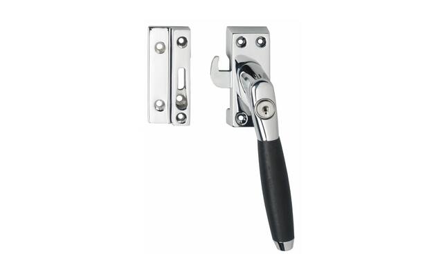 Intersteel Raamsluiting afsluitbaar SKG* rechts Ton 400 chroom/ebbenhout