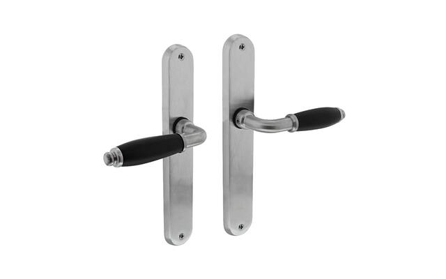 Intersteel Deurkruk Courgette met ovaal schild blind mat chroom