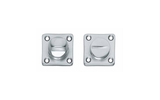 Intersteel Rozet toilet-/badkamersluiting vierkant chroom mat
