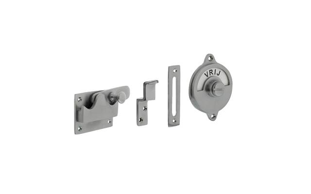 Intersteel WC-overslag vlak vrij/bezet Chroom mat