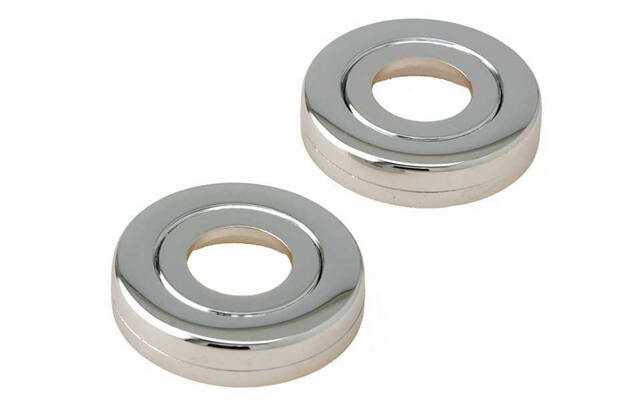 Krukrozet Chroom Rond overschroef 44 mm