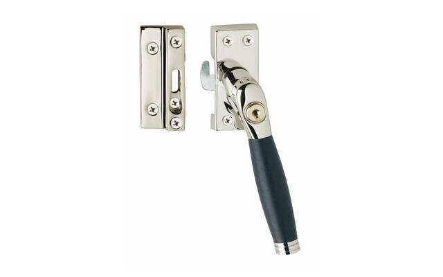 Intersteel Raamsluiting afsluitbaar SKG* rechts nikkel Ton 222/ebbenhout