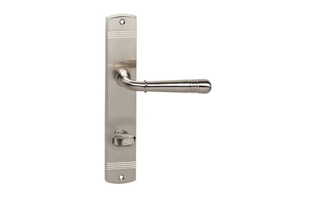 Intersteel Deurkruk Helena op schild WC63 mm nikkel mat