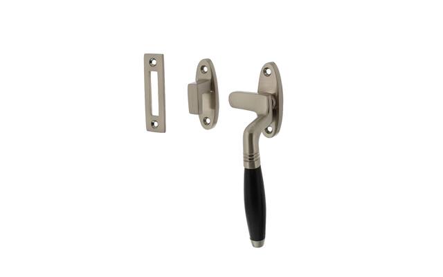Intersteel Raamsluiting Ton rechts nikkel mat / ebbenhout