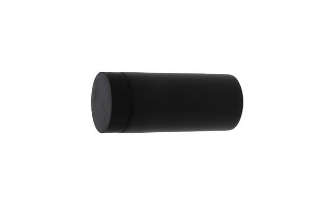 Deurstop cilinder 25x70mm zwart