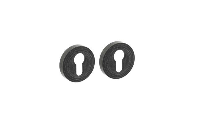 Intersteel Profielcilinderrozetten verdekt met rillen 54x9mm oud grijs