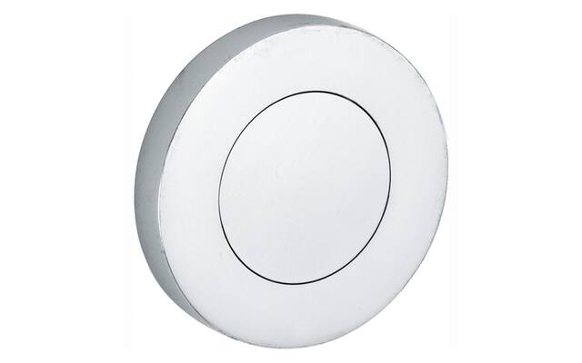 Blindrozet Chroom Overschroef rond 50mm