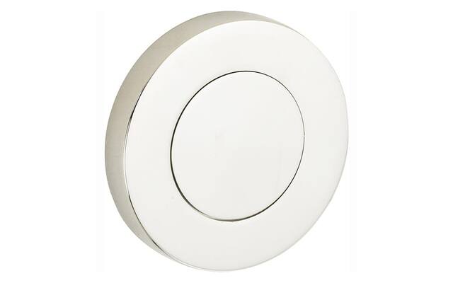 Blindrozet Nikkel Overschroef rond 50mm