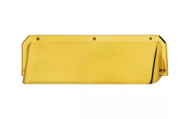 Afdekkap Messing voor binnenzijde briefplaat 330x110x57mm