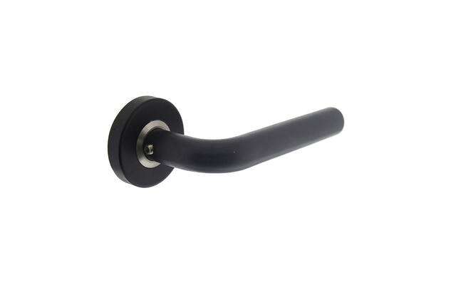 Intersteel Deurkruk Luzern op rozet mat zwart