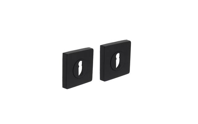 Intersteel Sleutelrozetten verdekt 55x55x10mm Zwart