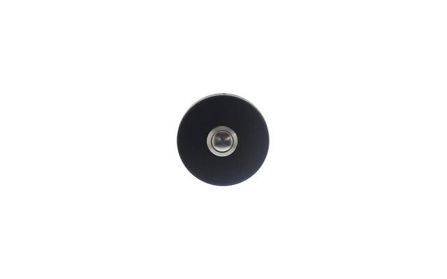 Intersteel Deurbel rond verdekt 53x10 rvs/mat zwart