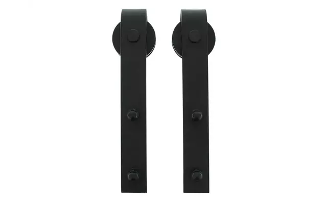 Intersteel Set van 2 hangrollen Basic zwart