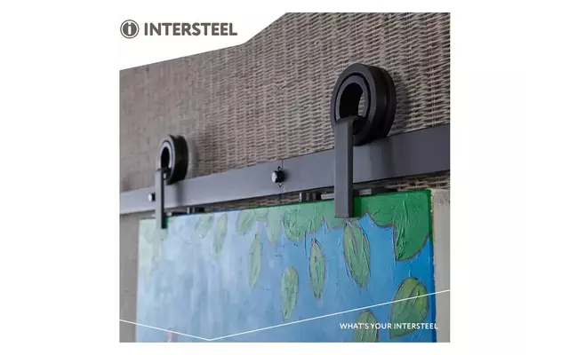 Intersteel Schuifdeursysteem Modern Top mat zwart
