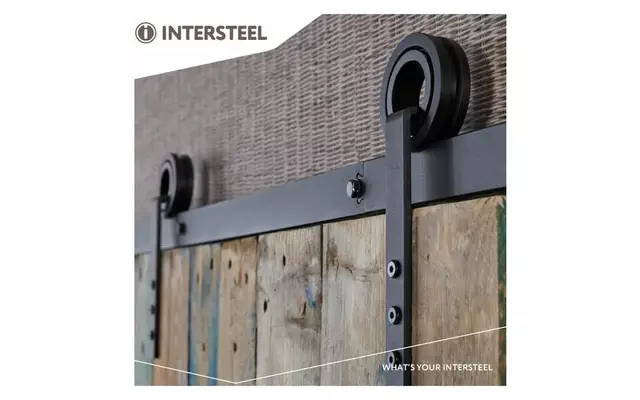Intersteel Schuifdeursysteem Modern mat zwart