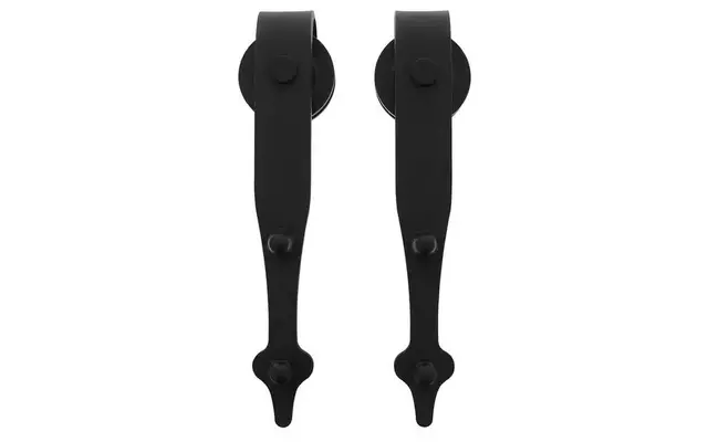Intersteel Set van 2 hangrollen Classic 290 mm mat zwart