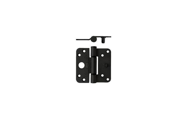 Intersteel Glijlagerscharnier SKG 3-sterren 89x89x3mm DIN rechts zwart