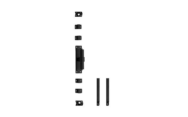 Intersteel Kruk-espagnolet rechts T-recht met stangenset 2 X 1245 mm zwart