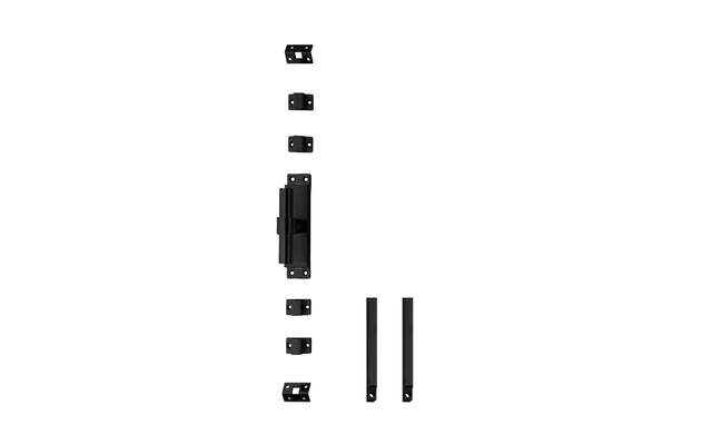 Intersteel Kruk-espagnolet links T-recht met stangenset 2 X 1245 mm zwart