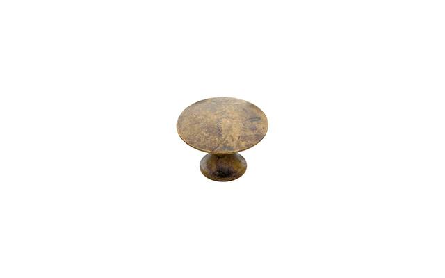 Intersteel Meubelknop glad 25 mm messing antiek