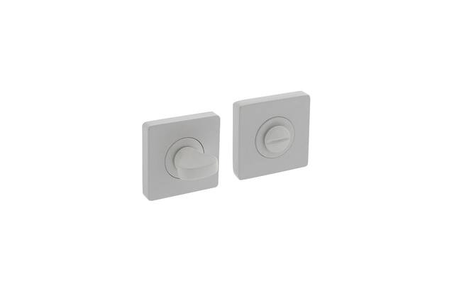 Intersteel Rozet met toilet-/badkamersluiting vierkant 55x55x10 mm wit