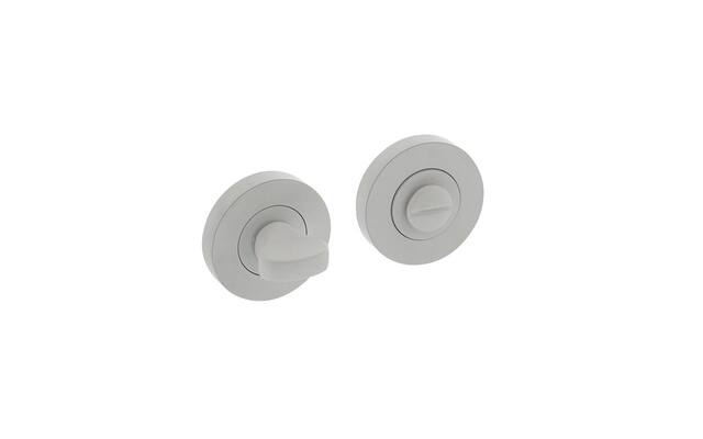 Intersteel Rozet met toilet-/badkamersluiting rond 52x10 mm wit