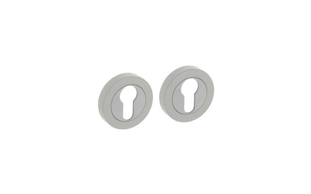 Intersteel Profielcilinderrozetten verdekt 52x10mm Wit