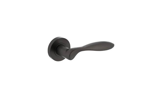 Intersteel Deurkruk George op ronde rozet 52x10 mm antracietgrijs
