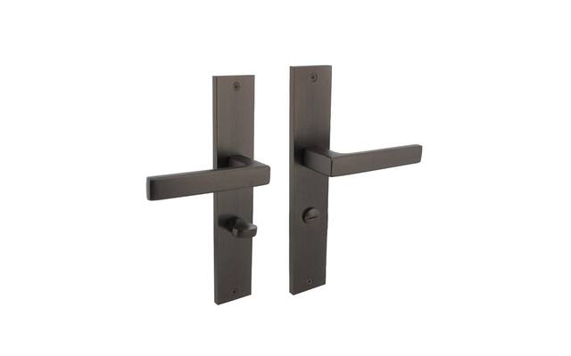 Intersteel Deurkruk Hera op schild 245x45 mm WC63/8 mm antracietgrijs