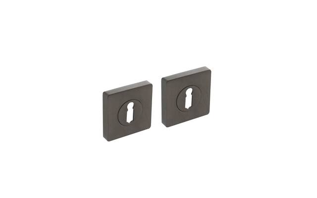 Intersteel Sleutelrozetten verdekt 55x55x10mm Antraciet