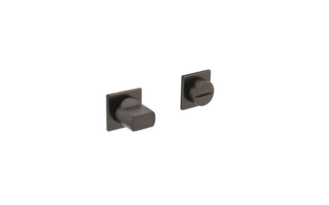 Intersteel WC-sluiting met minimalistische vierkante rozet antracietgrijs