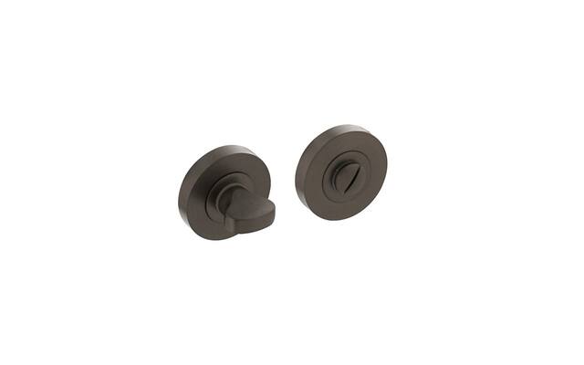 Intersteel Rozet met toilet-/badkamersluiting 52x10mm antracietgrijs