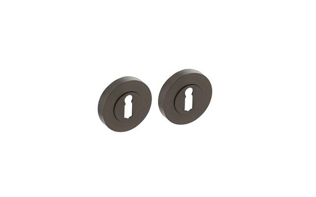 Intersteel Sleutelrozetten verdekt 52x10mm Antraciet