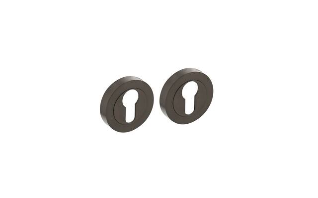 Intersteel Profielcilinderrozetten verdekt 52x10mm Antraciet