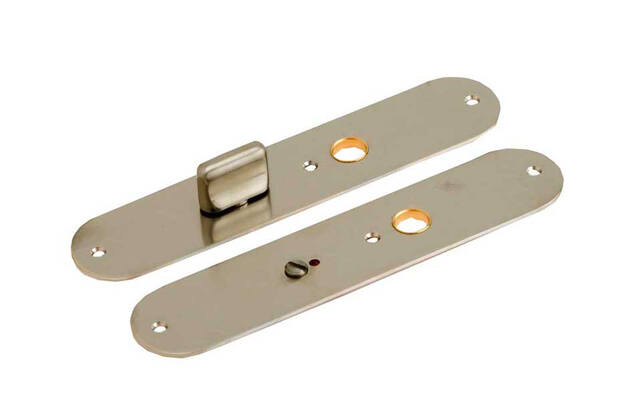 Langschild WC Rvs Moderno afgerond 230 x 50 mm WC 63