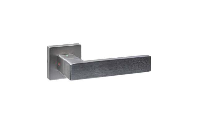 Intersteel Deurkruk Cunera met blokkeer mechanisme op rozet verdekt 52x52x10mm met nokken rvs