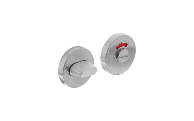 Intersteel Rozet toilet-/badkamersluiting rond verdekt rvs geborsteld 8 mm