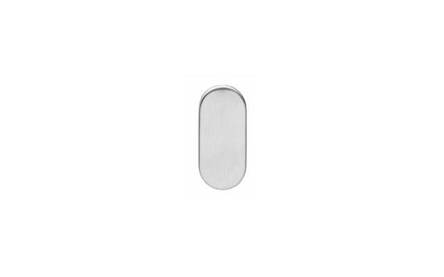 Intersteel Rozet ovaal verdekt rvs geborsteld 4 mm