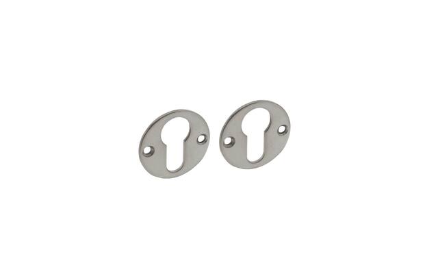 Profielcilinderrozet 42x2 mm RVS