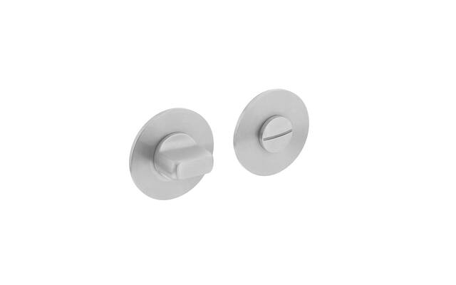 Intersteel Magneet rozet rond met toilet-/badkamersluiting rvs geborsteld