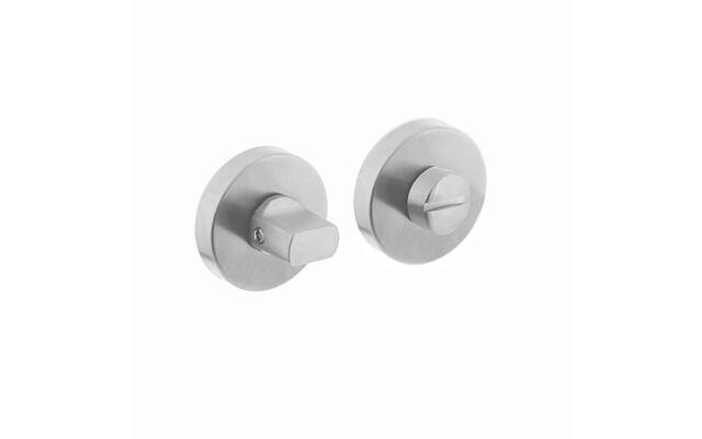 Intersteel Rozet toilet-/badkamersluiting rond rvs geborsteld