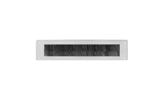 Intersteel Tochtwering rechthoek rvs geborsteld