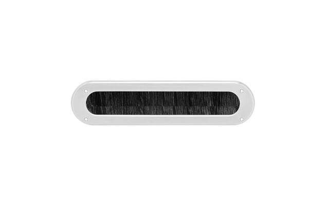 Intersteel Tochtwering ovaal rvs geborsteld